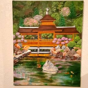 'Zen Garden' Origional Oil Painting!
